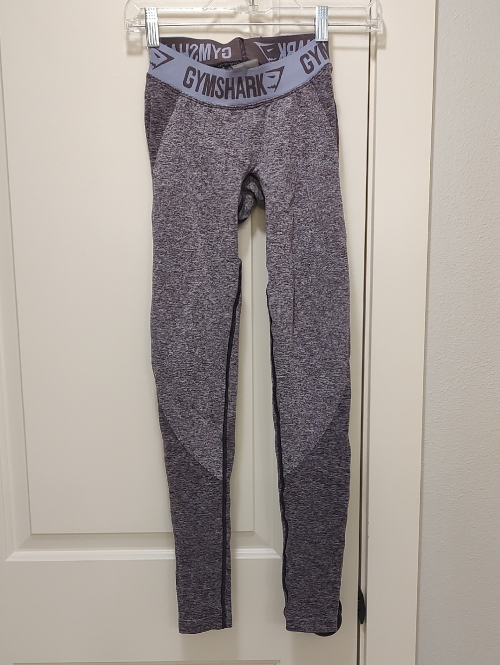 Gymshark Kids Heather Charcoal Seamless Leggings